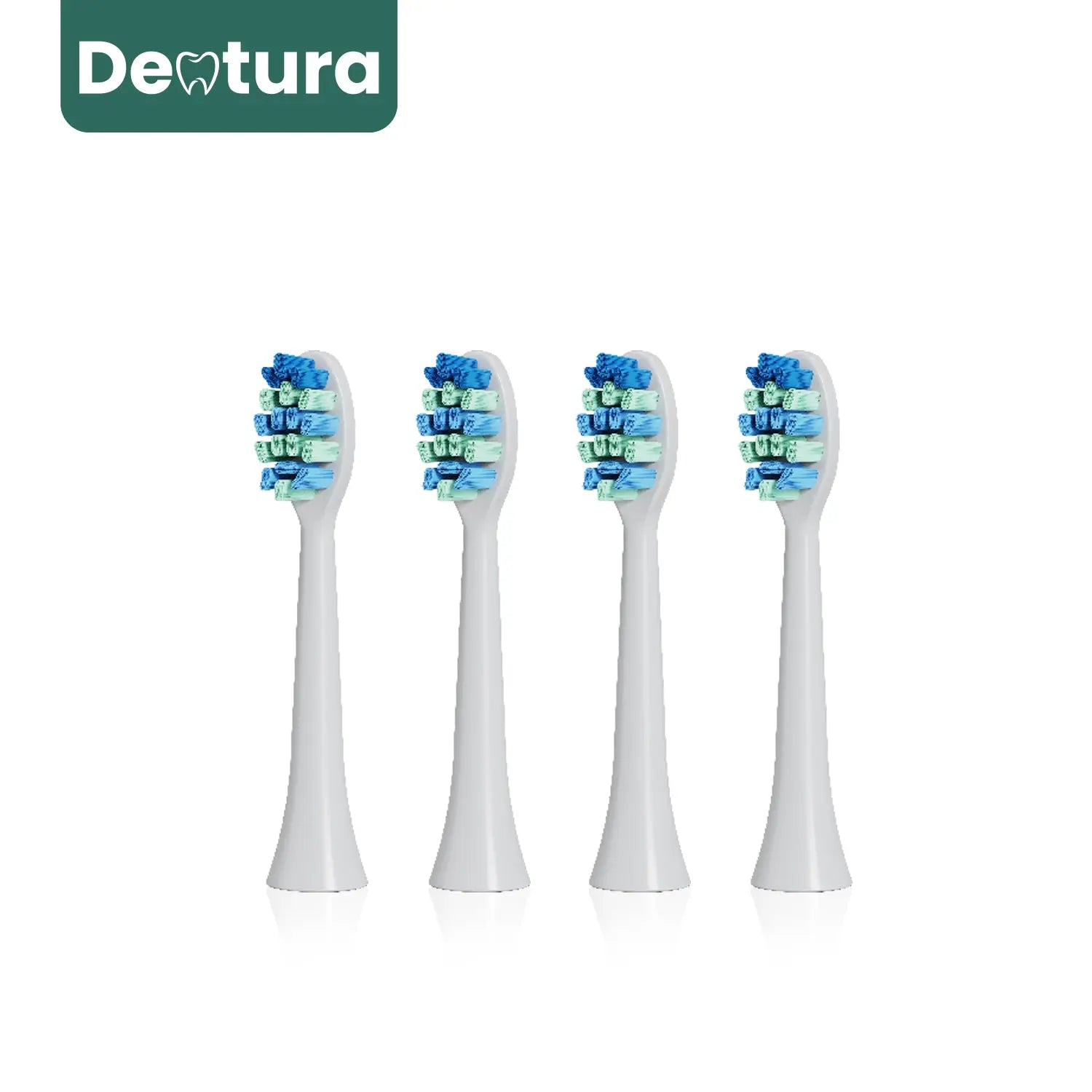 Elektrisk tannbørste børstehoder hvit